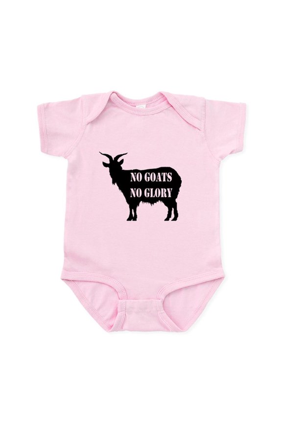 - No Goats No Glory Infant Bodysuit - Baby Light Bodysuit, Size Newborn - 24 Months