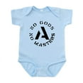 thumbnail image 1 of CafePress - No Gods No Masters Infant Bodysuit - Baby Light Bodysuit, Size Newborn - 24 Months, 1 of 4