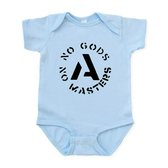 CafePress - No Gods No Masters Infant Bodysuit - Baby Light Bodysuit, Size Newborn - 24 Months