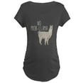 thumbnail image 1 of CafePress - No Prob Llama Maternity Dark T Shirt - Maternity Dark T-Shirt, 1 of 3