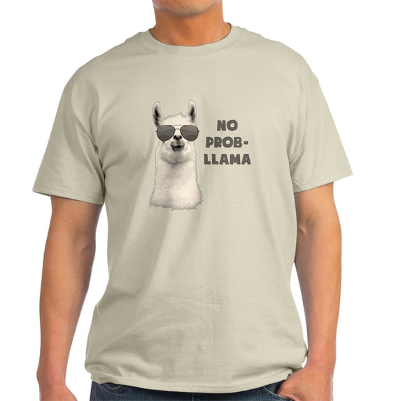 CafePress - No Problem Llama T Shirt - Men's Classic Graphic T-Shirt