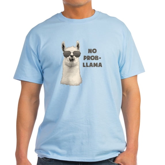 CafePress - No Problem Llama T Shirt - Men's Classic Graphic T-Shirt
