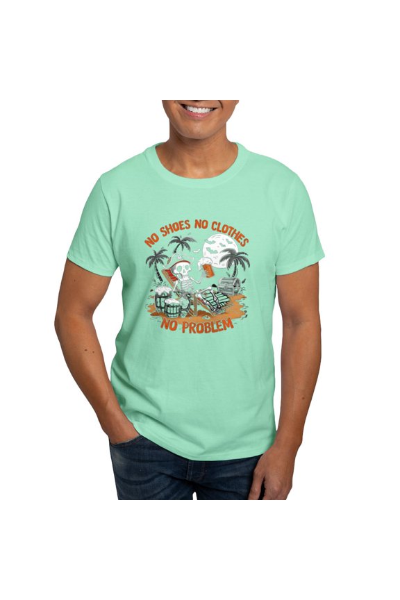 - No Shoes No Clothes No Problem Men's Value T Shirt - Men's Classic Graphic Cotton T-Shirt