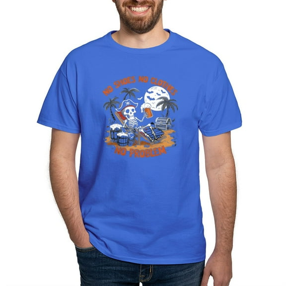 CafePress - No Shoes No Clothes No Problem Men's Value T Shirt - Men's Classic Graphic Cotton T-Shirt