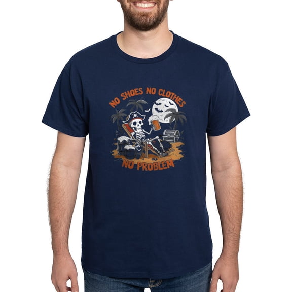 CafePress - No Shoes No Clothes No Problem Men's Value T Shirt - Men's Classic Graphic Cotton T-Shirt