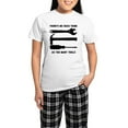 thumbnail image 1 of CafePress - No Such Thing As Too Many T Women's Light Pajamas - Women's Short Sleeve Print T-Shirt and Pants Light Cotton Pajama Set, 1 of 7