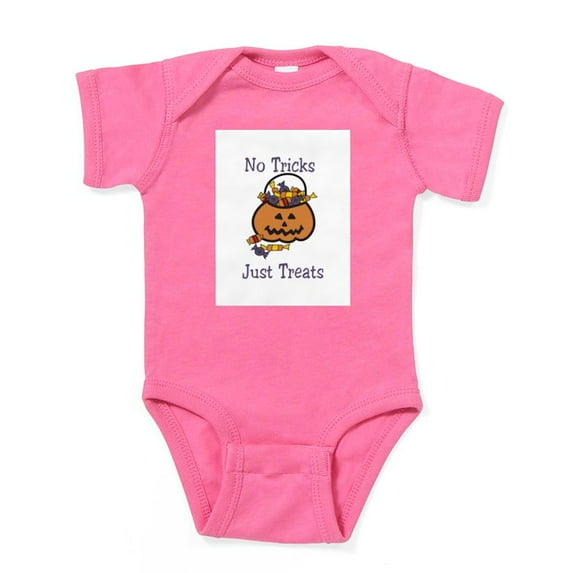 CafePress - No Tricks Just Treats - Cute Infant Bodysuit Baby Romper - Size Newborn - 24 Months