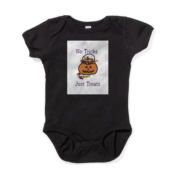 CafePress - No Tricks Just Treats - Cute Infant Bodysuit Baby Romper - Size Newborn - 24 Months