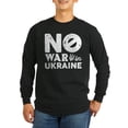 thumbnail image 1 of CafePress - No War In Ukraine Long Sleeve Dark T Shirt - Long Sleeve Dark T-Shirt, 1 of 4