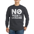 thumbnail image 1 of CafePress - No War In Ukraine Long Sleeve Dark T Shirt - Long Sleeve Dark T-Shirt, 1 of 4