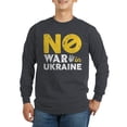 thumbnail image 1 of CafePress - No War In Ukraine Long Sleeve Dark T Shirt - Long Sleeve Dark T-Shirt, 1 of 4