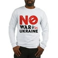 thumbnail image 1 of CafePress - No War In Ukraine Long Sleeve T Shirt - Unisex Cotton Long Sleeve T-Shirt, 1 of 4