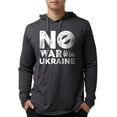 thumbnail image 1 of CafePress - No War In Ukraine - Mens Hooded Shirt, 1 of 3