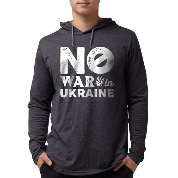 CafePress - No War In Ukraine - Mens Hooded Shirt