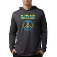 thumbnail image 1 of CafePress - No War In Ukraine Support Amer Long Sleeve T Shirt - Mens Hooded Shirt, 1 of 3