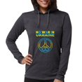 thumbnail image 1 of CafePress - No War In Ukraine Support Amer Long Sleeve T Shirt - Womens Hooded Shirt, 1 of 3