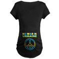thumbnail image 1 of CafePress - No War In Ukraine Support Americ Maternity T Shirt - Maternity Dark T-Shirt, 1 of 3