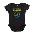 thumbnail image 1 of CafePress - No War In Ukraine Support American Ukrai Body Suit - Cute Infant Bodysuit Baby Romper - Size Newborn - 24 Months, 1 of 3