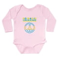 thumbnail image 1 of CafePress - No War In Ukraine Support American Ukrai Body Suit - Long Sleeve Cotton Baby Bodysuit, 1 of 4
