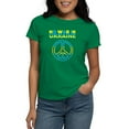 thumbnail image 1 of CafePress - No War In Ukraine Support American Ukraini T Shirt - Women's Traditional Fit Dark T-Shirt, 1 of 4