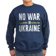 thumbnail image 1 of CafePress - No War In Ukraine Sweatshirt (Dark) - Classic Crew Neck Sweatshirt, 1 of 4