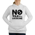 thumbnail image 1 of CafePress - No War In Ukraine - Women's Hooded Sweatshirt, 1 of 1