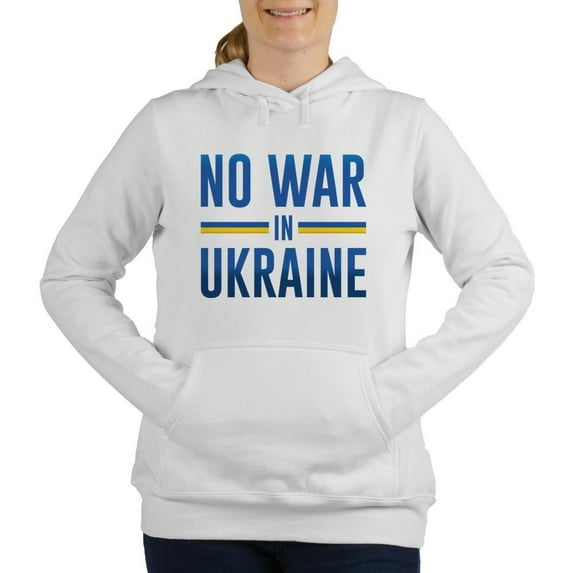 CafePress - No War In Ukraine - Women's Hooded Sweatshirt
