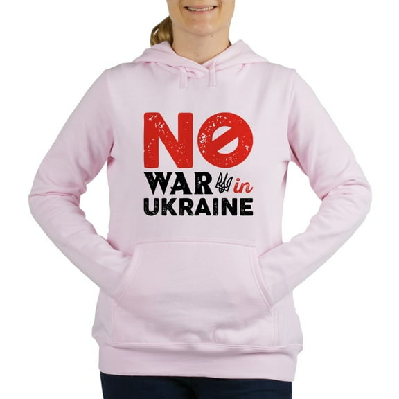 CafePress - No War In Ukraine - Women's Hooded Sweatshirt