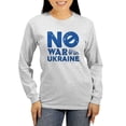 thumbnail image 1 of CafePress - No War In Ukraine Women's Long Sleeve T Shirt - Women's Long Sleeve Graphic Casual T-Shirt, 1 of 4