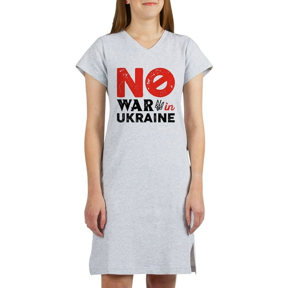 CafePress - No War In Ukraine - Women's Nightshirt
