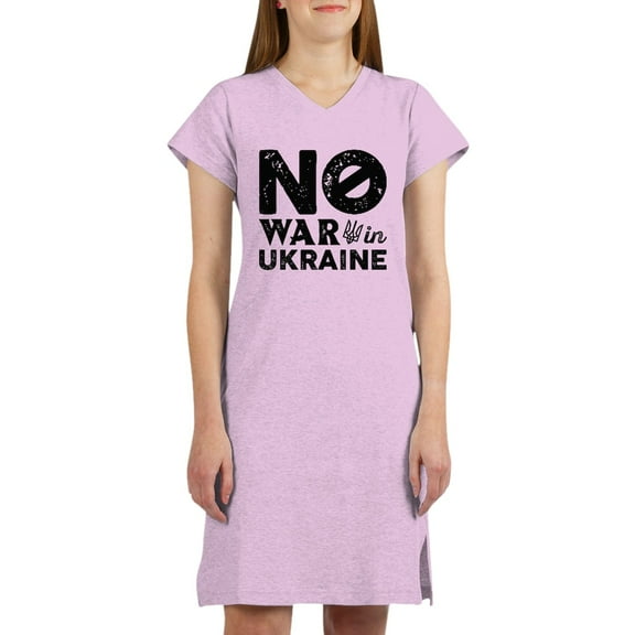 CafePress - No War In Ukraine - Women's Nightshirt
