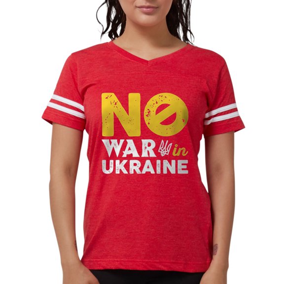 CafePress - No War In Ukraine - Womens Football Shirt