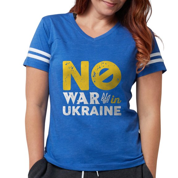 CafePress - No War In Ukraine - Womens Football Shirt