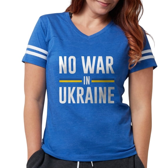CafePress - No War In Ukraine - Womens Football Shirt
