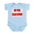 thumbnail image 1 of CafePress - No You Calm Down Infant Bodysuit - Baby Light Bodysuit, Size Newborn - 24 Months, 1 of 4
