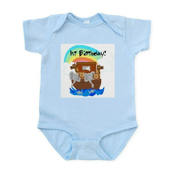 CafePress - Noah's Ark 1St Birthday Infant Creeper - Baby Light Bodysuit, Size Newborn - 24 Months