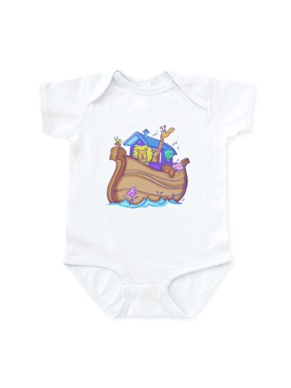 - Noahs Ark Infant Bodysuit - Baby Light Bodysuit, Size Newborn - 24 Months