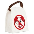 thumbnail image 1 of CafePress - Noclowns - Canvas Lunch Bag with Strap Handle, 1 of 2