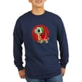 thumbnail image 1 of CafePress - Noel Turtle Long Sleeve T Shirt - Long Sleeve Dark T-Shirt, 1 of 4