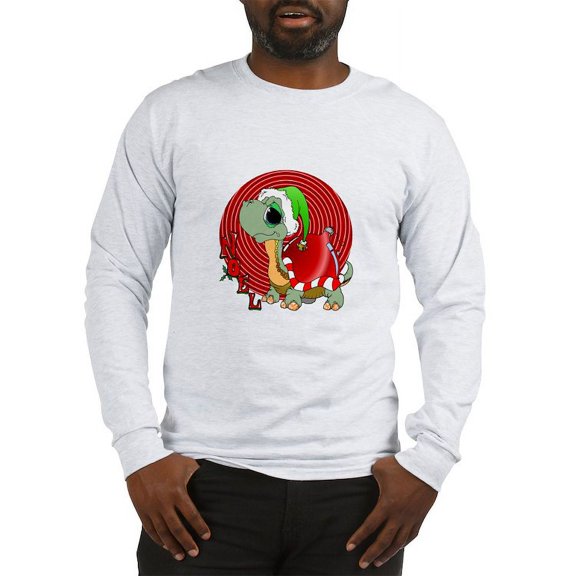 CafePress - Noel Turtle Long Sleeve T Shirt - Unisex Cotton Long Sleeve T-Shirt