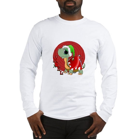 CafePress - Noel Turtle Long Sleeve T Shirt - Unisex Cotton Long Sleeve T-Shirt