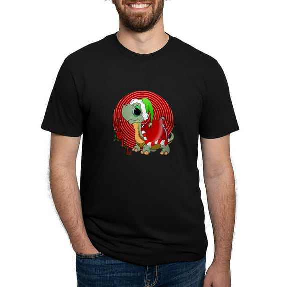 CafePress - Noel Turtle Mens Tri Blend T Shirt - Mens Tri-blend T-Shirt