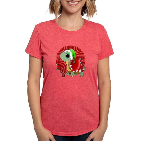 CafePress - Noel Turtle Womens Tri Blend T Shirt - Womens Tri-blend T-Shirt