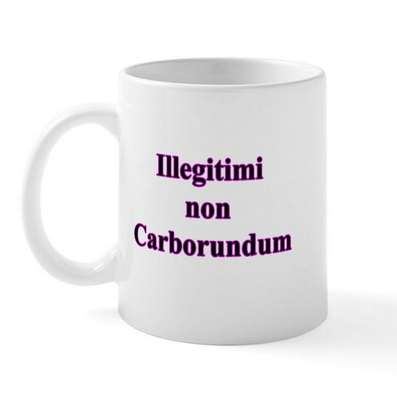 CafePress - Non Carborundum Mug - 11 oz Ceramic Mug - Novelty Coffee Tea Cup
