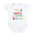 thumbnail image 1 of CafePress - Nonna And Nonno Love Me Body Suit - Baby Light Bodysuit, Size Newborn - 24 Months, 1 of 4