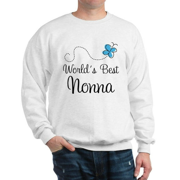 CafePress - Nonna (World's Best) Sweatshirt - Crew Neck Sweatshirt