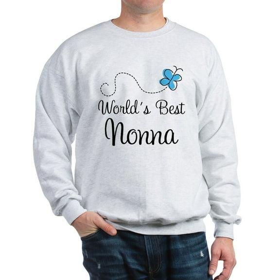 CafePress - Nonna (World's Best) Sweatshirt - Crew Neck Sweatshirt