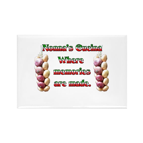 CafePress - Nonna's (Italian Grandmother) Cucina Rectangle Mag - Rectangle Magnet, 2"x3" Refrigerator Magnet