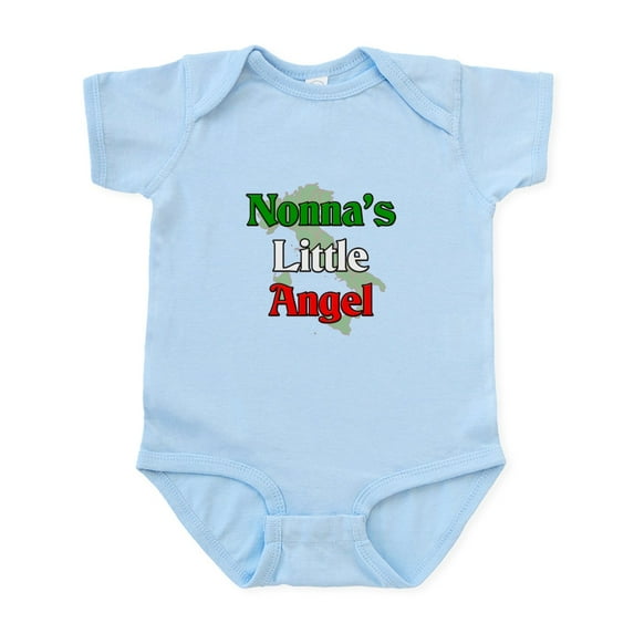 CafePress - Nonna's Little Angel Infant Bodysuit - Baby Light Bodysuit, Size Newborn - 24 Months