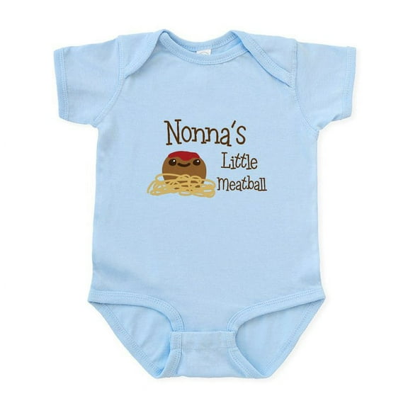 CafePress - Nonna's Little Meatball Body Suit - Baby Light Bodysuit, Size Newborn - 24 Months